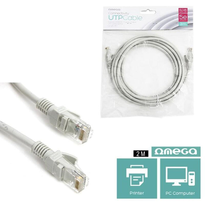 Omega Latiguillo Lan Utp Cat5e Rj45 2m