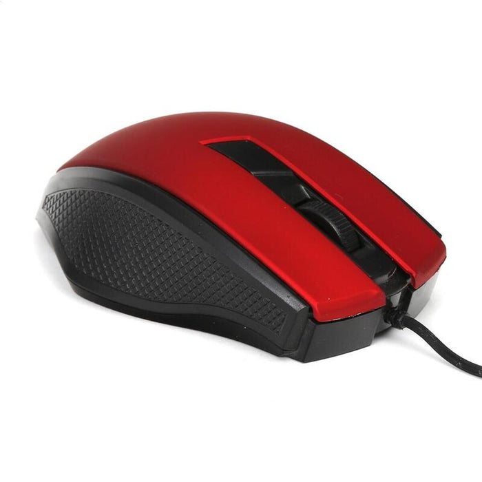 Omega Raton Optico 1200dpi Usb Om08r Rojo