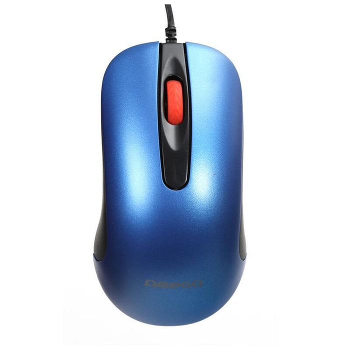 Omega Raton Xl Optico Usb 1000dpi Om0520 Azul