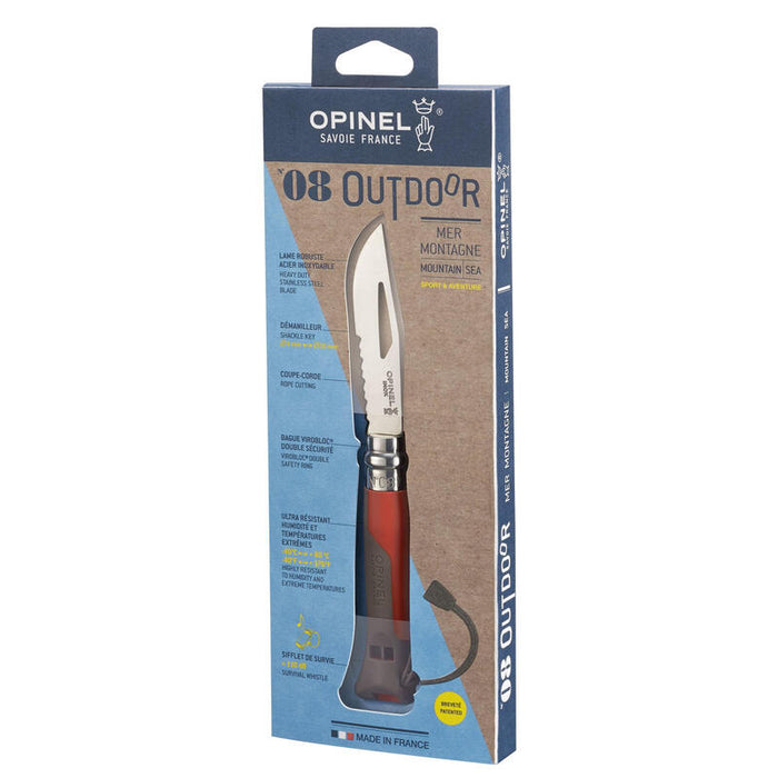 Opinel Navaja De Bolsillo  No. 08 Outdoor Rot