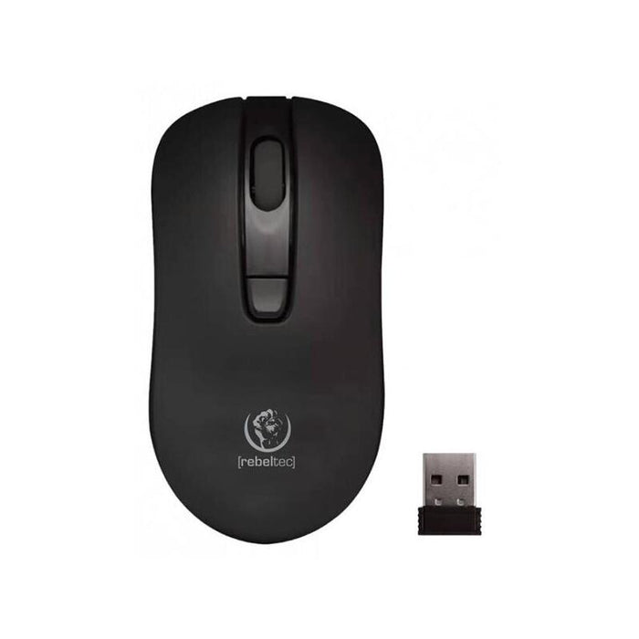 Optical Wireless Mouse   Rebeltec Star Negro