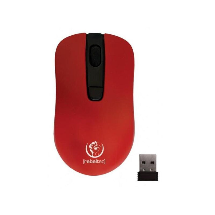 Optical Wireless Mouse   Rebeltec Star Rojo
