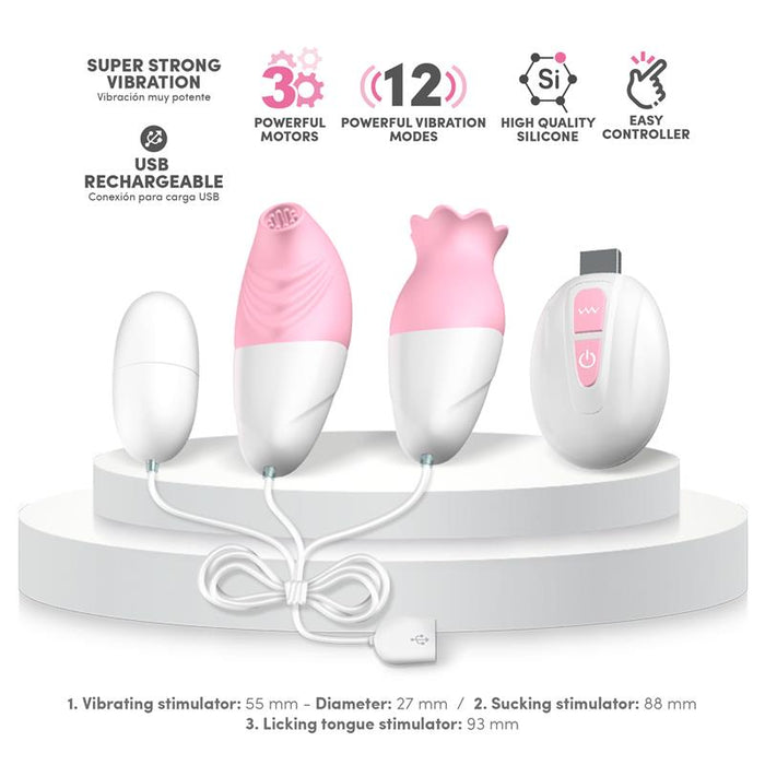 Orchest Estimulador 3 In 1 Con Control Remoto