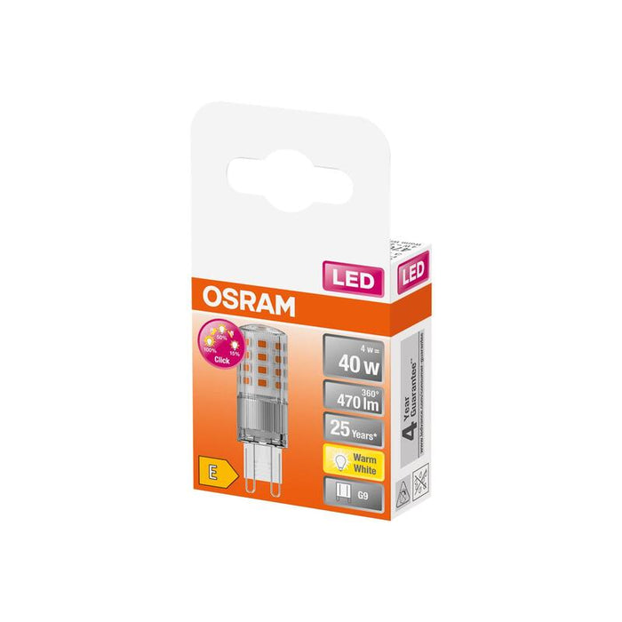 Osram Led Star+ Special Pin Clear 40 3 Step Dim 4w 827 G9