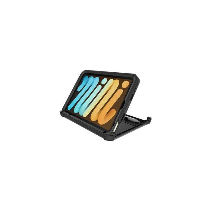 Otterbox Defender Series - Back Cover For Tablet - Shield Stand - Polycarbonate, Synthetic Rubber - Black - For Apple Ipad Mini [6th Generation]