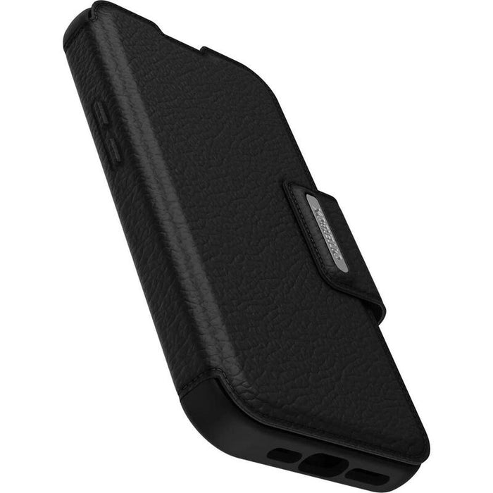 Otterbox Strada Series Funda Con Tapa Para Teléfono Móvil Compatibilidad Con Magsafe Cuero Cierre De Metal Policarbonato Sombra Para Apple Iphone 14 Pro Max