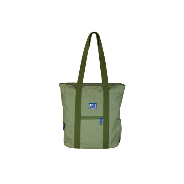 Oxford B-Ready Tote Bag Poliester Reciclado Rpet - Asa Larga Para Bandolera - Color Verde