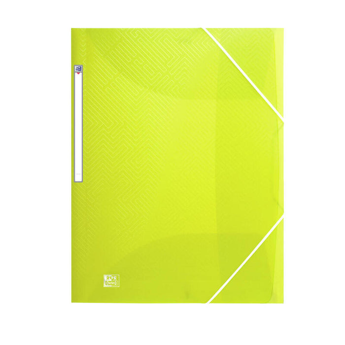 Oxford Carpeta De Gomas Urban Pp Traslúcido A3 C/ Solapas Colores Surtidos -10u-