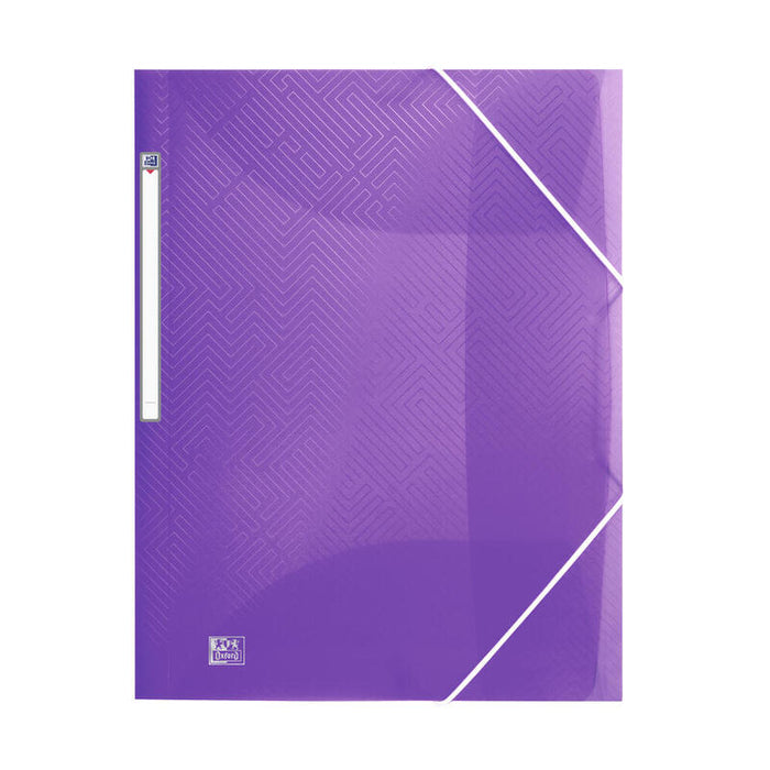 Oxford Carpeta De Gomas Urban Pp Traslúcido A3 C/ Solapas Colores Surtidos -10u-