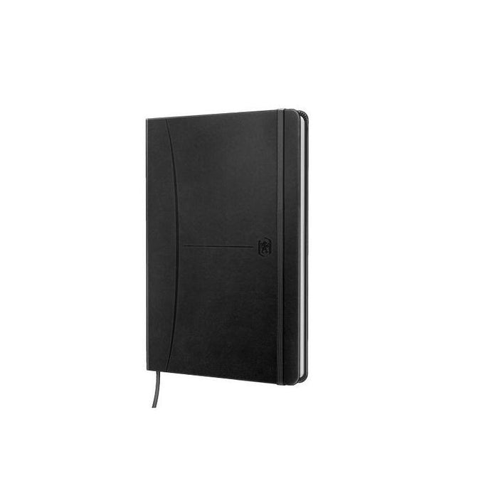 Oxford Libreta Cosida Signature T. Flexible A5 80h Liso Classic Negro