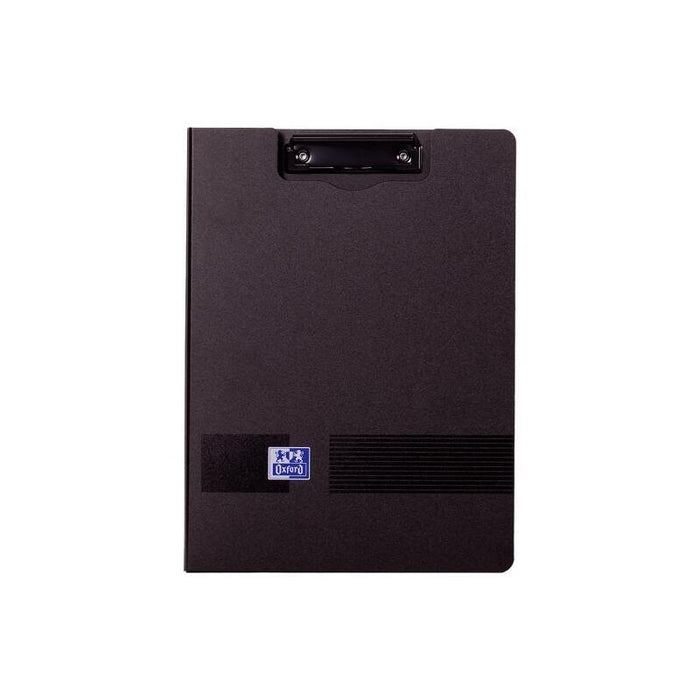 Oxford Live & Go Carpeta Con Pinza Metalica - Fabricada En Polifoam - Bolsillo Interior - Negro