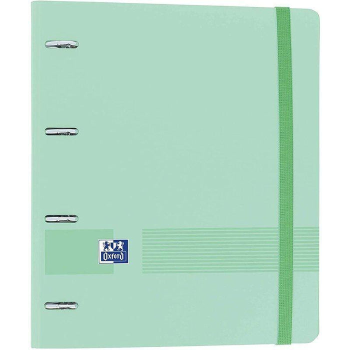 Oxford &You Carpeta 4 Anillas Europeanbinder Polyfoam C/ Recambio 100h 5x5 A4+ Ice Mint