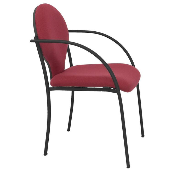 Pack 2 Sillas Hellin Chasis Negro Bali Granate