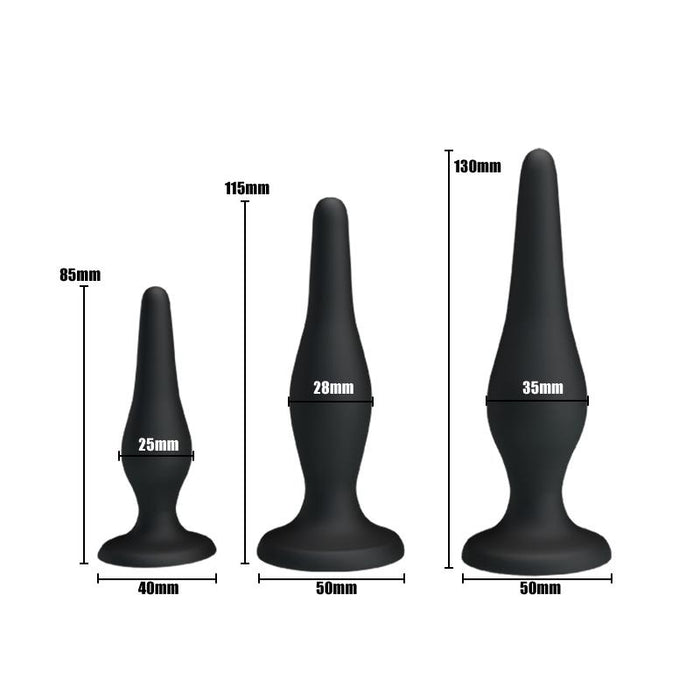 Butt Plug Set Of 3 Clave 35