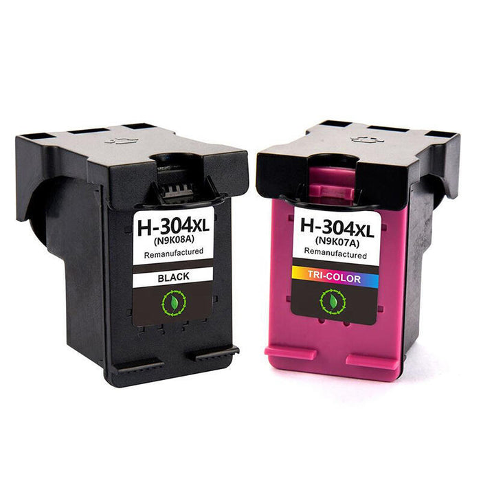 Pack Cartucho Compatible Con Hp 304xl Negro + 304xl Color - Pack304xl-R Ml-7pag-300