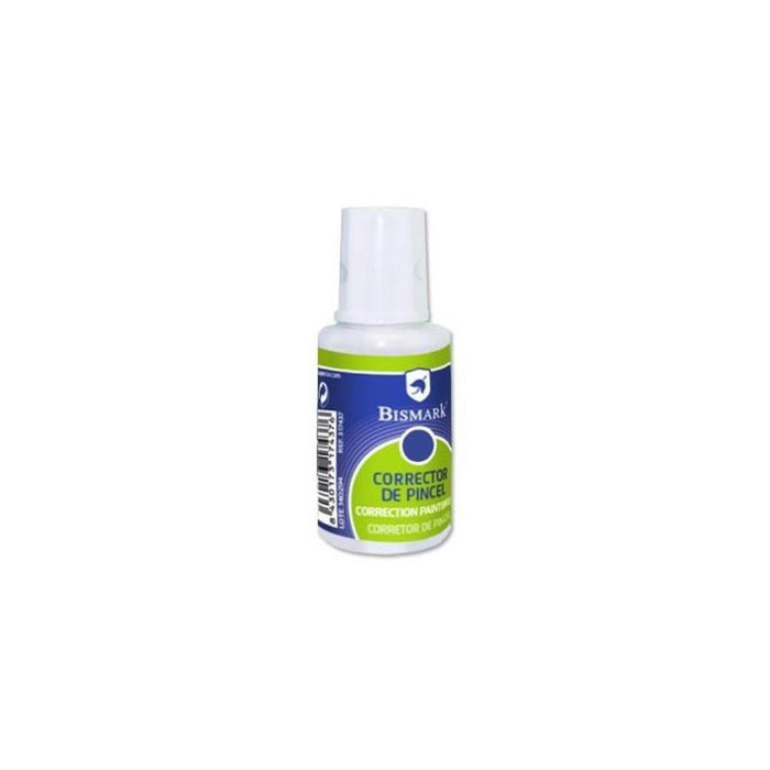 Pack De 10 Unidades Bismark Liquido Corrector 16ml - Secado Rapido - Aplicador De Pincel - Tamaño Compacto