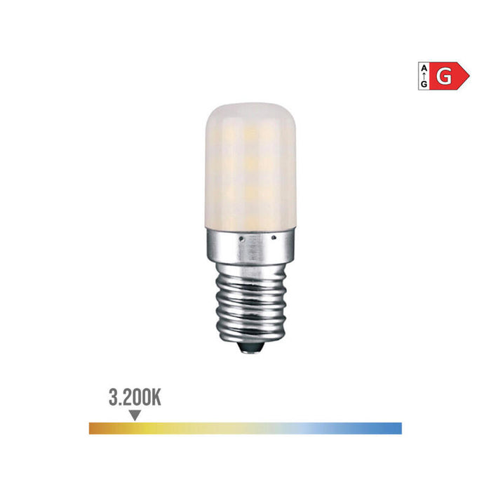 Pack De 10 Unidades - Bombilla Pebetero Tubular Led E14 3w 300lm 3200k Luz Calida Ø1,8x5,2cm Edm