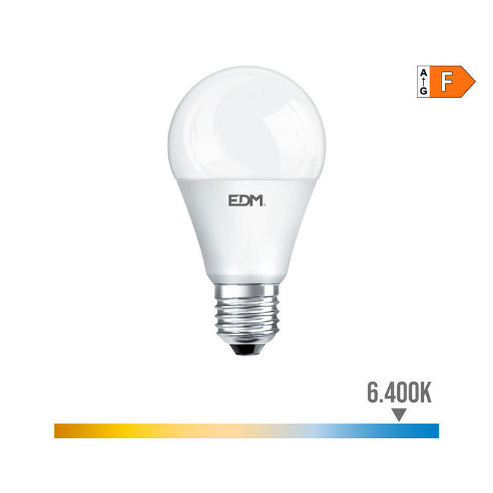 Pack De 10 Unidades - Bombilla Standard Led E27 7w 580lm 6400k Luz Fria Ø5,9x11cm Edm