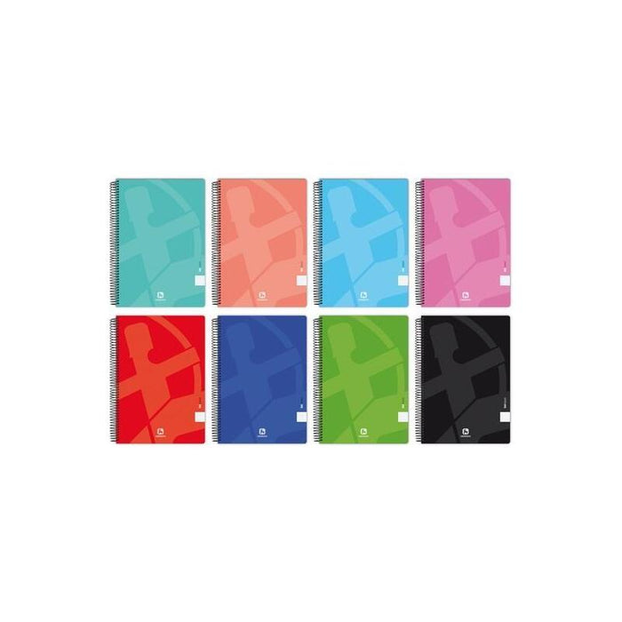 Pack De 10 Unidades Centauro Cuadernos Tapa Blanda 01-Uniclasic 80h Pauta 2,5mm Folio Colores Surtidos