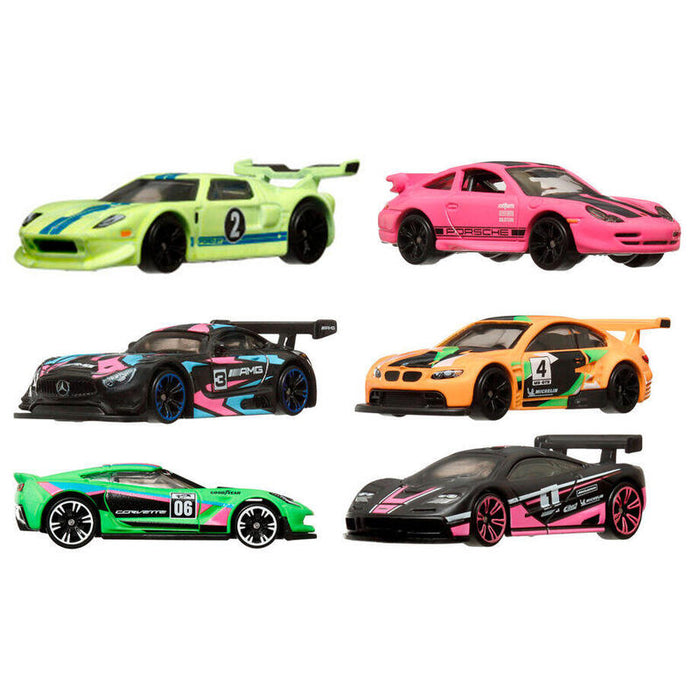Pack De 10 Unidades - Coche Neon Hot Wheels Surtido