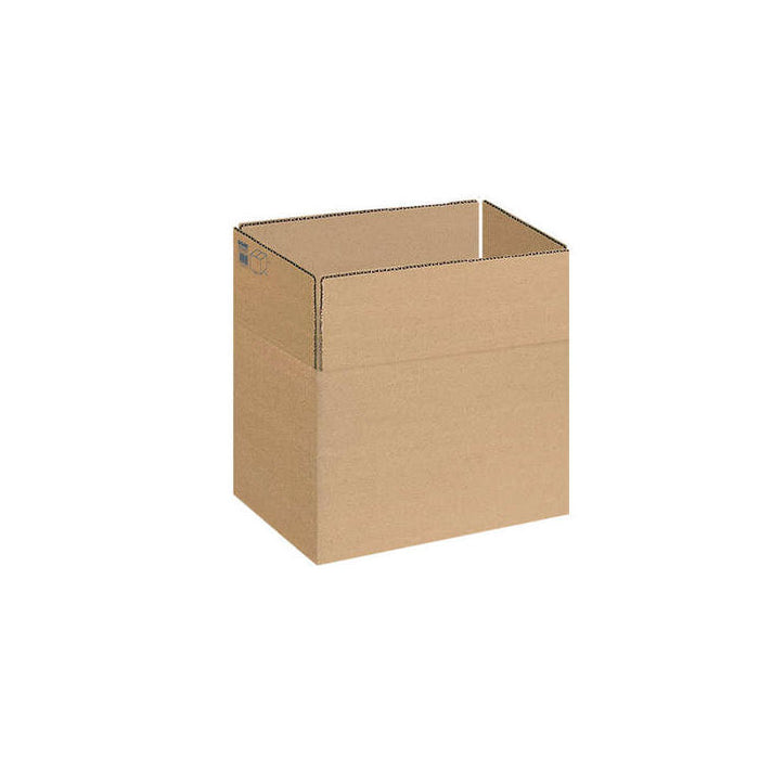 Pack De 10 Unidades Dohe Cajas De Embalaje De 4 Solapas - 3mm De Canal - Fabricadas En Carton Marron - Resistente Y
