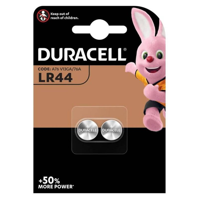 Pack De 10 Unidades Duracell Pila Boton Alcalina Lr44 1,5v Blister*2 10 Uds