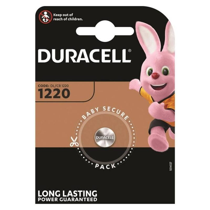 Pack De 10 Unidades Duracell Pila Boton Litio Cr1220 3v Blister*1 10 Uds