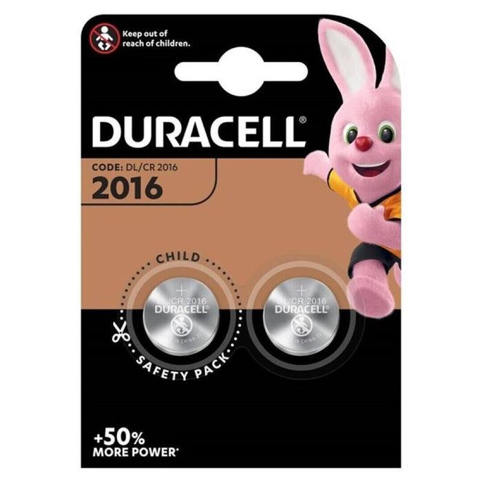 Pack De 10 Unidades Duracell Pila Boton Litio Cr2016 3v Blister*2 10 Uds