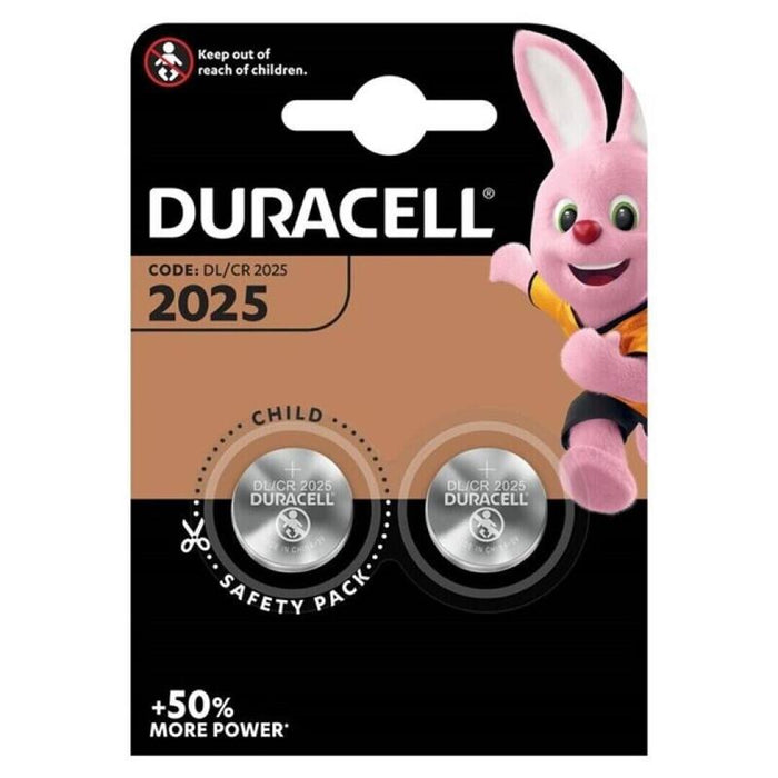 Pack De 10 Unidades Duracell Pila Boton Litio Cr2025 3v Blister*2 10 Uds