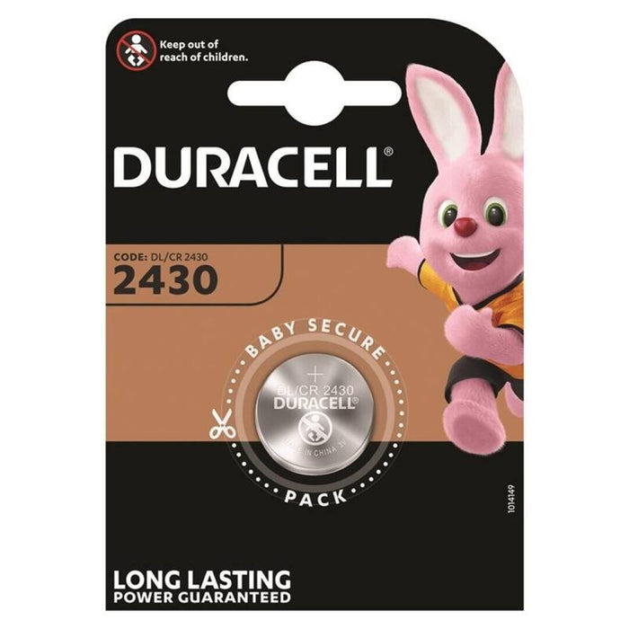 Pack De 10 Unidades Duracell Pila Boton Litio Cr2430 3v Blister*1 10 Uds