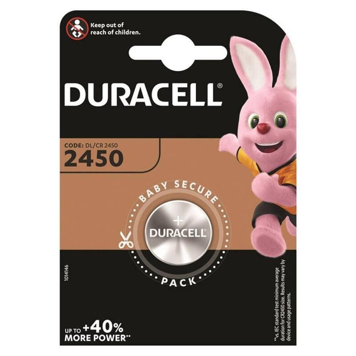 Pack De 10 Unidades Duracell Pila Boton Litio Cr2450 3v Blister*1 10 Uds