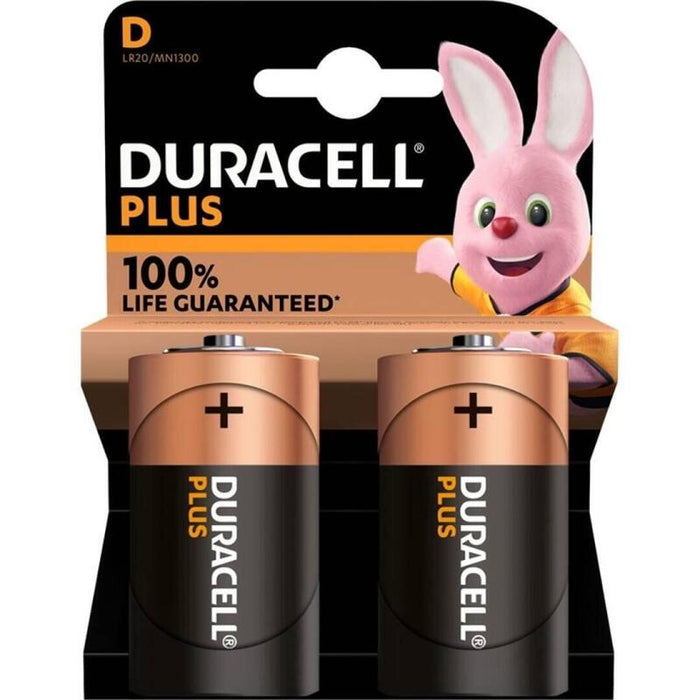 Pack De 10 Unidades Duracell Plus Power 100 Pila Alcalina D Lr20 Blister*2 10 Uds