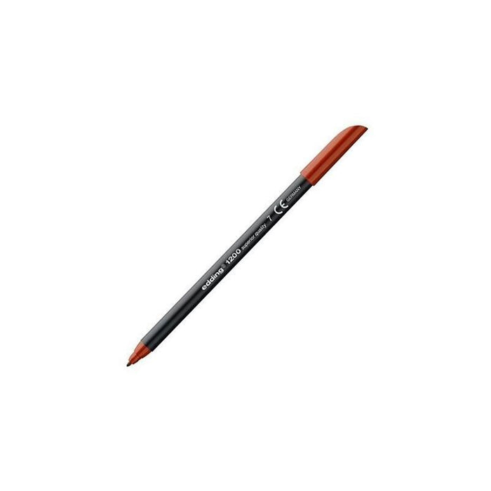 Pack De 10 Unidades Edding Rotulador Punta De Fibra 1200 Marrón