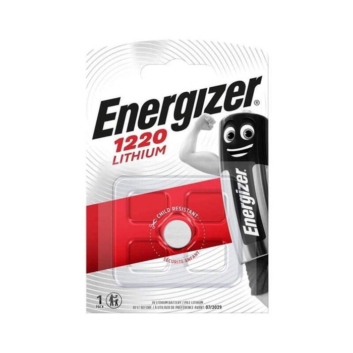 Pack De 10 Unidades Energizer Pila Boton Litio Cr1220 3v Blister*1