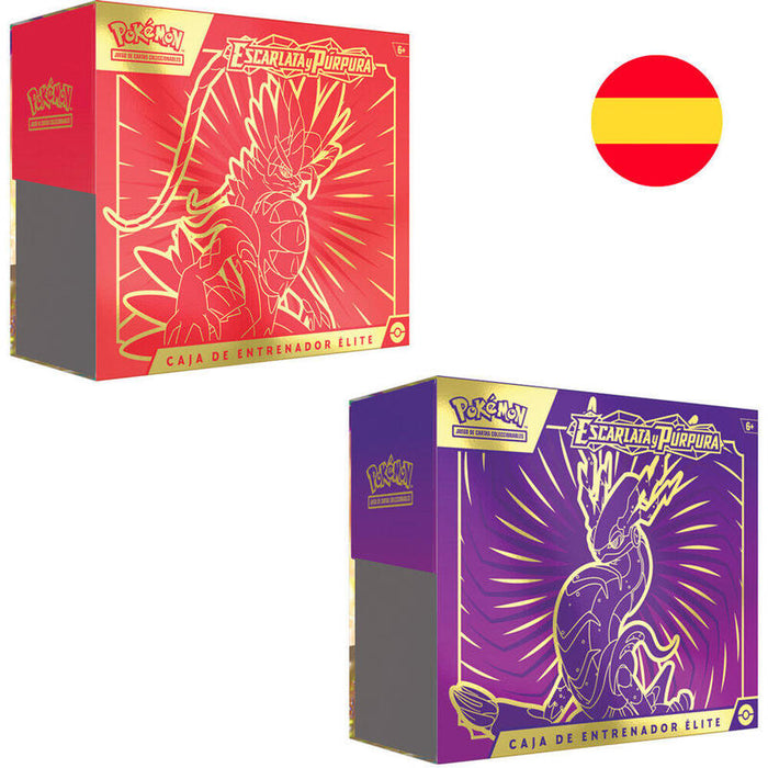Pack De 10 Unidades - Estuche Surtido Juego Cartas Coleccionables Escarlata Y Purpura Pokemon