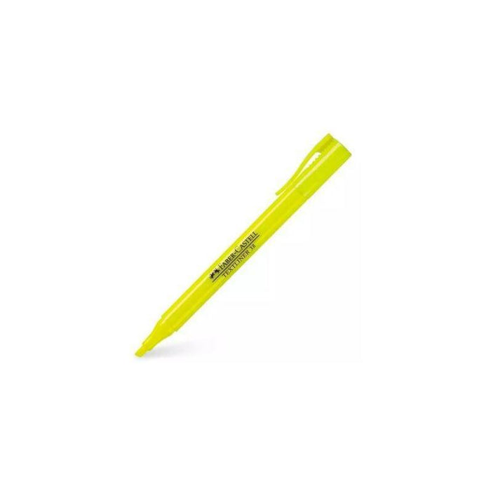Pack De 10 Unidades Faber Castell Marcador Fluorescente Textliner 38 Amarillo