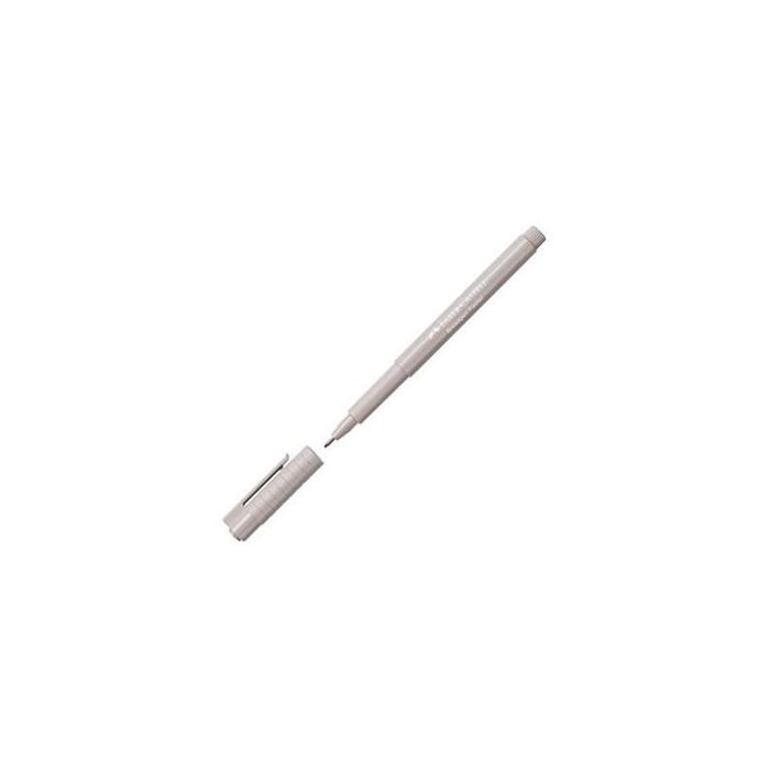 Pack De 10 Unidades Faber Castell Rotulador Permanente Broadpen 1554 Gris Pastel