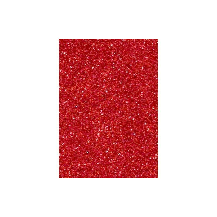 Pack De 10 Unidades Fama Goma Eva 50x70 2mm Glitter Rojo