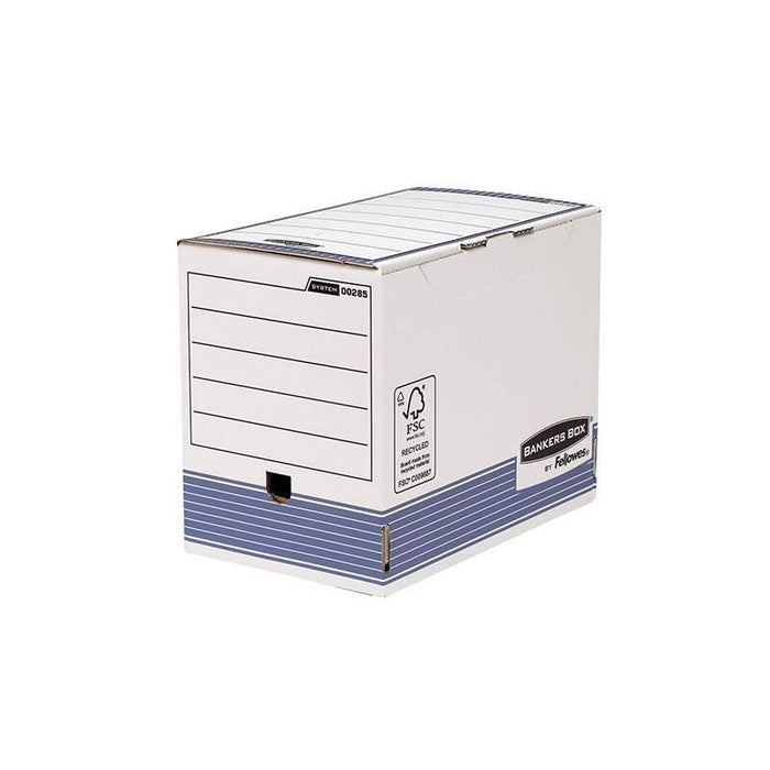 Pack De 10 Unidades Fellowes Caja De Archivo Definitivo 200mm A4 System Azul
