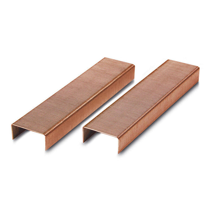 Pack De 10 Unidades - Grapas Cobreadas Kores 22/6 26/6 Para Grapadora De Sobremesa