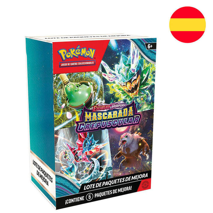 Pack De 10 Unidades - Juego Cartas Booster Bundle Mascarada Crepuscular Pokemon Español
