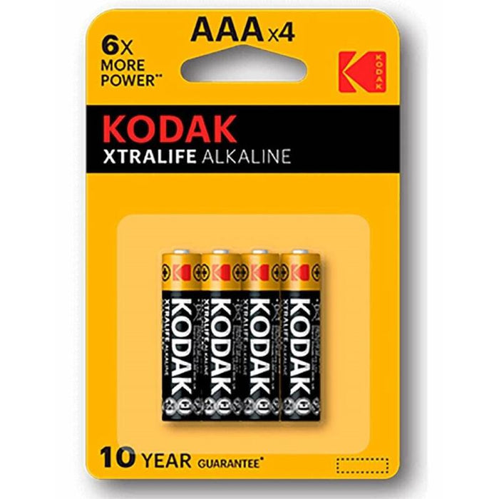 Pack De 10 Unidades Kodak Xtralife Pila Alcalina Aaa Lr03 Blister*4 10 Uds