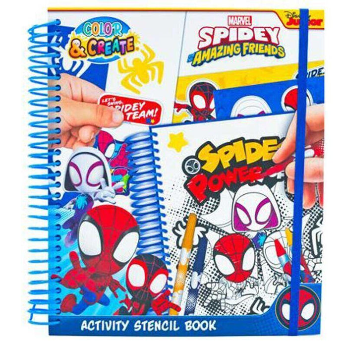 Pack De 10 Unidades - Libro Plantillas Actividades Spiderman Marvel