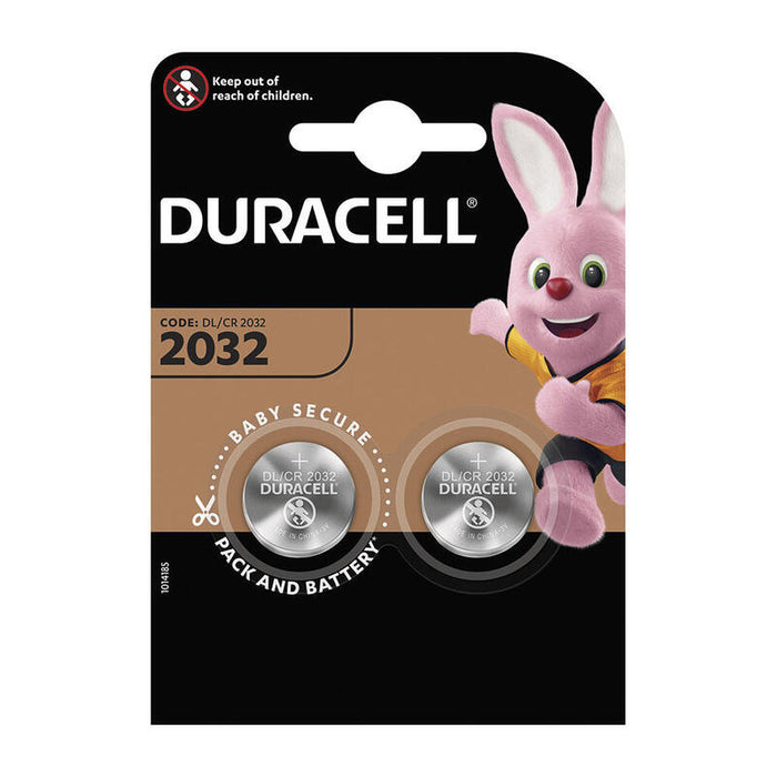 Pack De 10 Unidades - Micro Pila Litio Boton Duracell Cr2032 (Blister 2 Unid.) Ø20x3,2mm