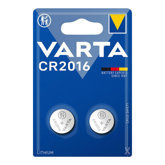 Pack De 10 Unidades - Micropila Lithium Cr2016 3v Varta (Blister 2 Unid.) Ø20,0x1,6mm