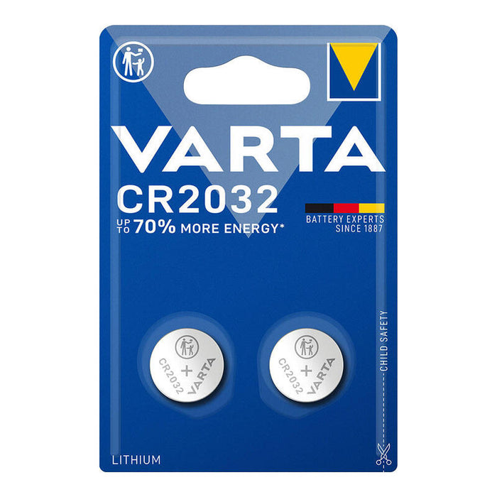 Pack De 10 Unidades - Micropila Lithium Cr2032 3v Varta (Blister 2 Unid.) Ø20,0x3,2mm