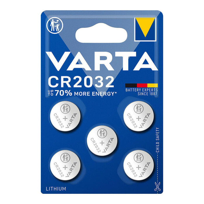 Pack De 10 Unidades - Micropila Lithium Cr2032 3v Varta (Blister 5 Unid.) Ø20,0x3,2mm