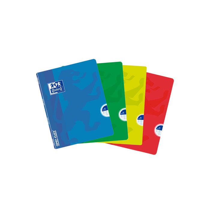 Pack De 10 Unidades Oxford School Classic Openflex A5 Libreta Grapada - Tapa De Plastico Resistente - 1 Linea Con 2