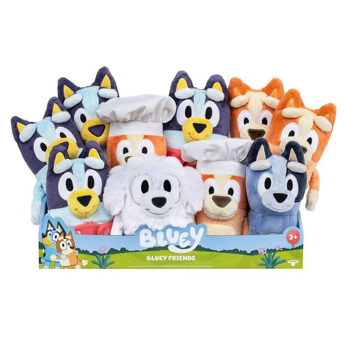 Pack De 10 Unidades - Peluche Bluey Friends 20cm Surtido
