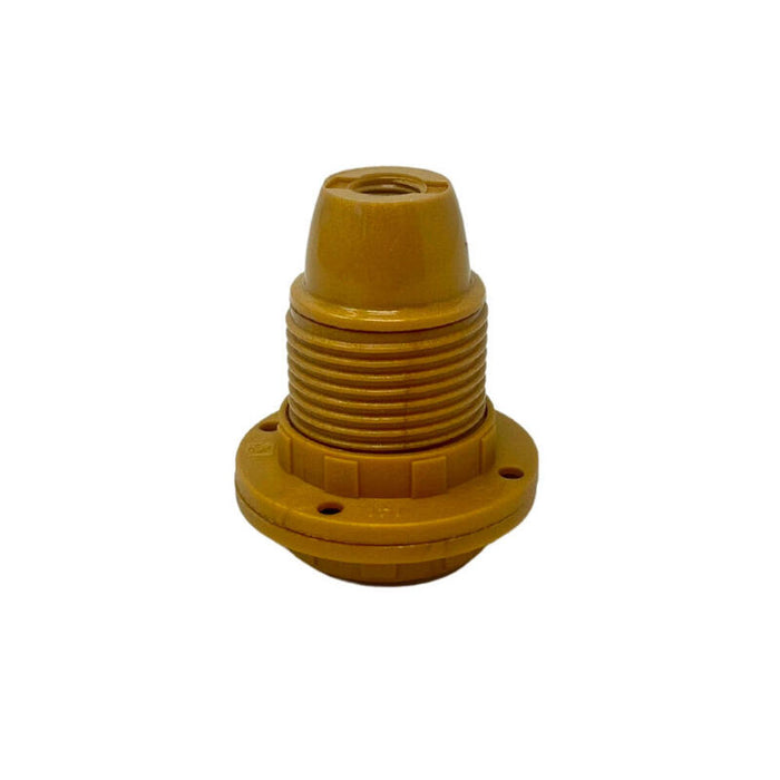 Pack De 10 Unidades - Portalámpras E14 Asf Todo Rosca + 2 Arandelas, Oro Brillante